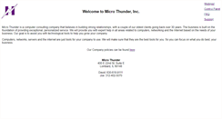 Desktop Screenshot of microthunder.com